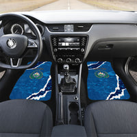 Personalized El Salvador Turquoise Browed Motmot Car Mats Happy Independence Day