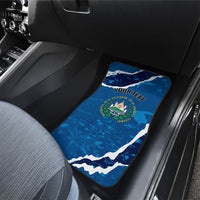 Personalized El Salvador Turquoise Browed Motmot Car Mats Happy Independence Day