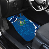 Personalized El Salvador Turquoise Browed Motmot Car Mats Happy Independence Day