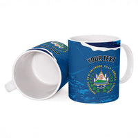 Personalized El Salvador Turquoise Browed Motmot Ceramic Mug Happy Independence Day