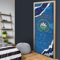 Personalized El Salvador Turquoise Browed Motmot Door Cover Happy Independence Day