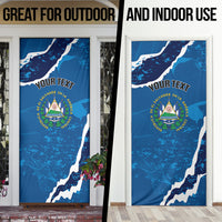 Personalized El Salvador Turquoise Browed Motmot Door Cover Happy Independence Day