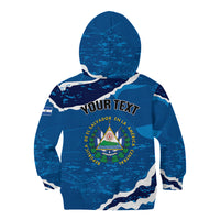 Personalized El Salvador Turquoise Browed Motmot Kid Hoodie Happy Independence Day