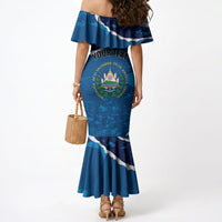 Personalized El Salvador Turquoise Browed Motmot Mermaid Dress Happy Independence Day