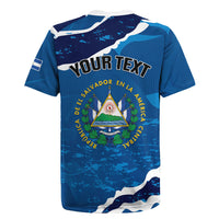 Personalized El Salvador Turquoise Browed Motmot Rugby Jersey Happy Independence Day