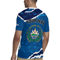 Personalized El Salvador Turquoise Browed Motmot Rugby Jersey Happy Independence Day