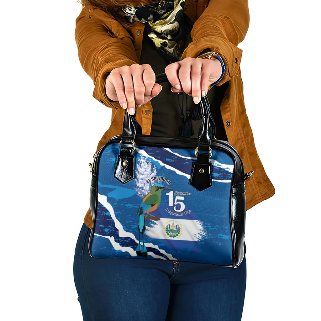 El Salvador Turquoise Browed Motmot Shoulder Handbag Happy Independence Day