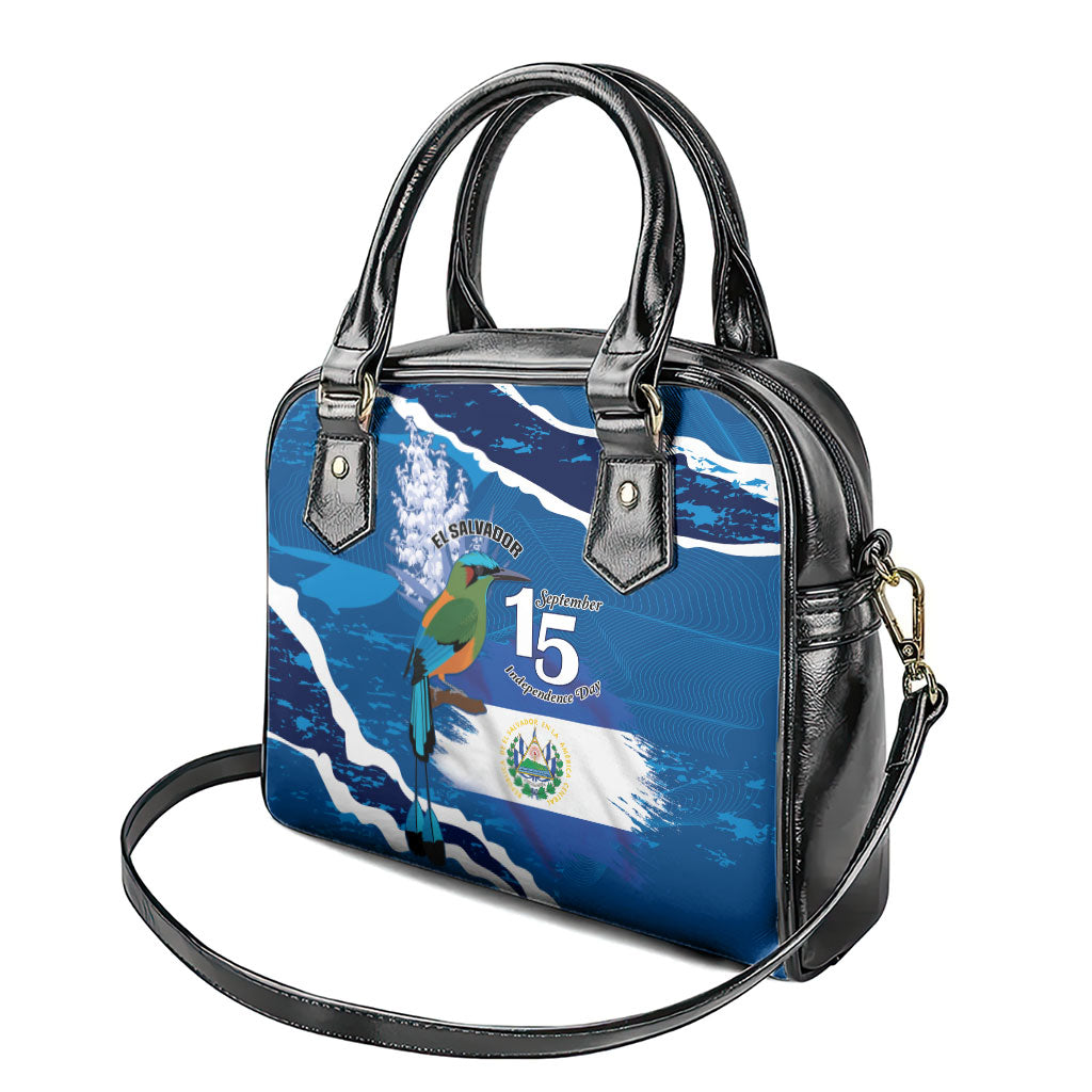 El Salvador Turquoise Browed Motmot Shoulder Handbag Happy Independence Day