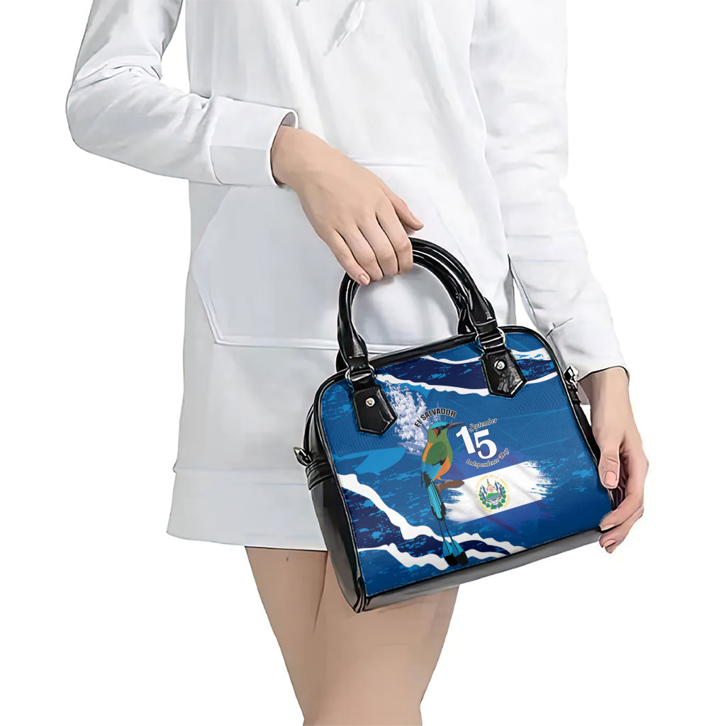 El Salvador Turquoise Browed Motmot Shoulder Handbag Happy Independence Day
