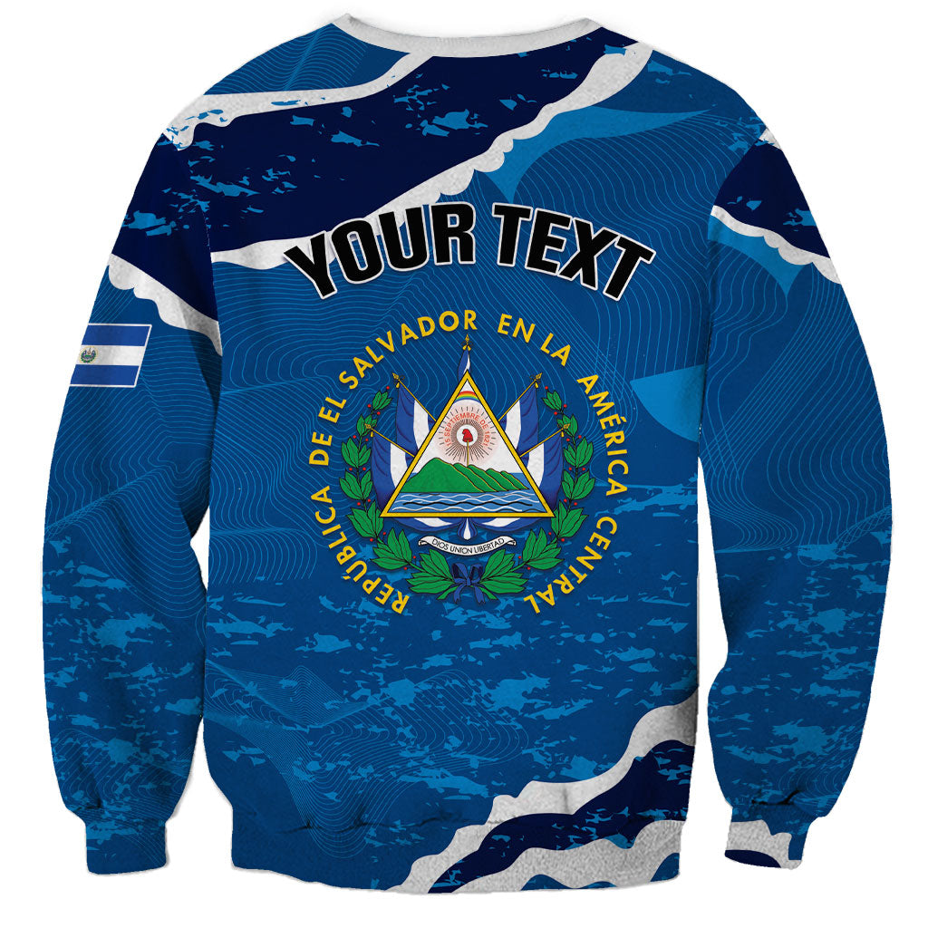 Personalized El Salvador Turquoise Browed Motmot Sweatshirt Happy Independence Day
