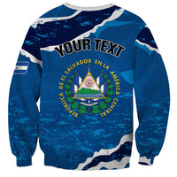 Personalized El Salvador Turquoise Browed Motmot Sweatshirt Happy Independence Day