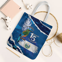 El Salvador Turquoise Browed Motmot Tote Bag Happy Independence Day