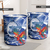 Honduras Scarlet Macaw Laundry Basket Happy Independence Day