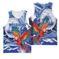 Personalized Honduras Scarlet Macaw Basketball Jersey Happy Independence Day