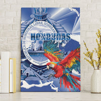 Honduras Scarlet Macaw Canvas Wall Art Happy Independence Day