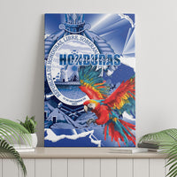 Honduras Scarlet Macaw Canvas Wall Art Happy Independence Day