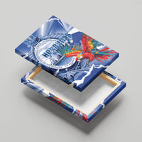 Honduras Scarlet Macaw Canvas Wall Art Happy Independence Day