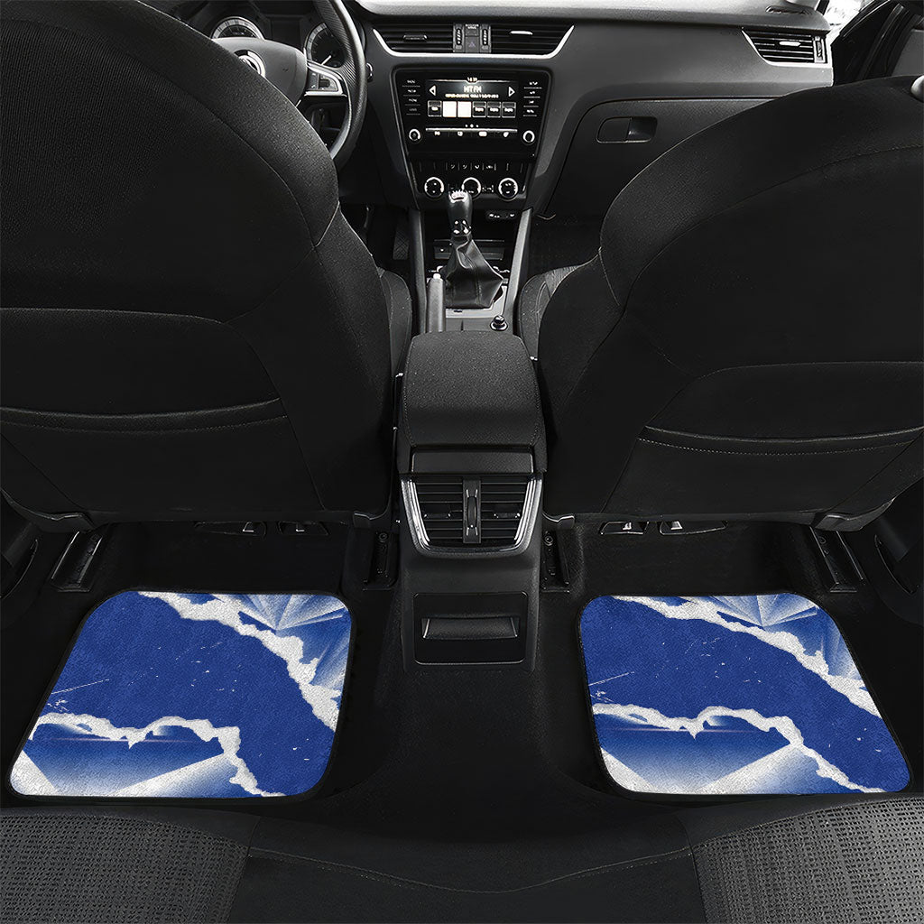 Personalized Honduras Scarlet Macaw Car Mats Happy Independence Day