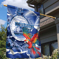 Honduras Scarlet Macaw Garden Flag Happy Independence Day