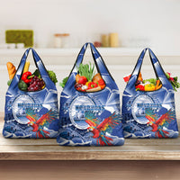 Honduras Scarlet Macaw Grocery Bag Happy Independence Day