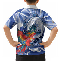 Personalized Honduras Scarlet Macaw Hawaiian Shirt Happy Independence Day