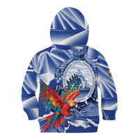 Personalized Honduras Scarlet Macaw Kid Hoodie Happy Independence Day