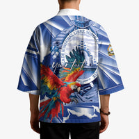 Personalized Honduras Scarlet Macaw Kimono Happy Independence Day