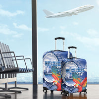 Honduras Scarlet Macaw Luggage Cover Happy Independence Day