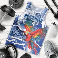 Personalized Honduras Scarlet Macaw Men Tank Top Happy Independence Day