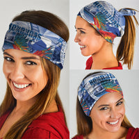 Honduras Scarlet Macaw Neck Gaiter Happy Independence Day