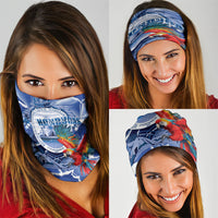 Honduras Scarlet Macaw Neck Gaiter Happy Independence Day