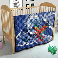 Honduras Scarlet Macaw Quilt Happy Independence Day
