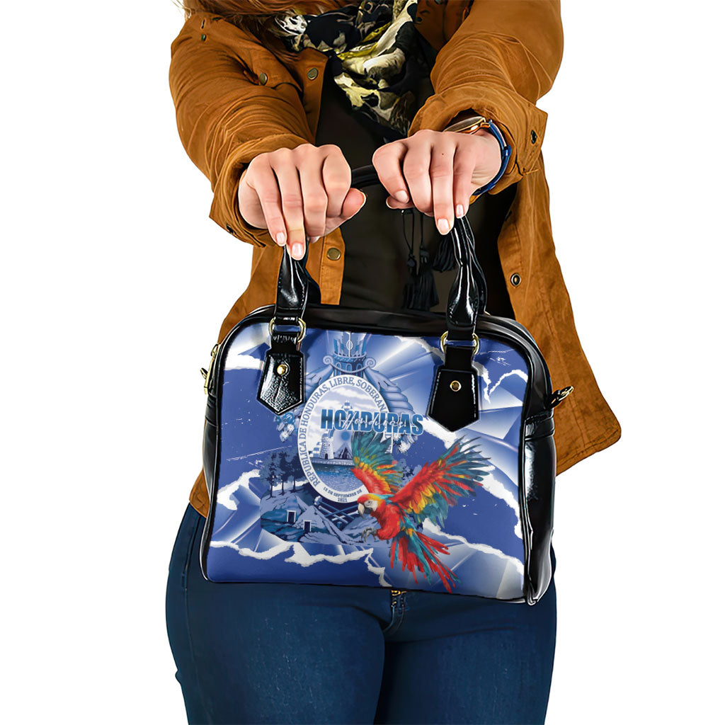Honduras Scarlet Macaw Shoulder Handbag Happy Independence Day