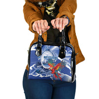 Honduras Scarlet Macaw Shoulder Handbag Happy Independence Day