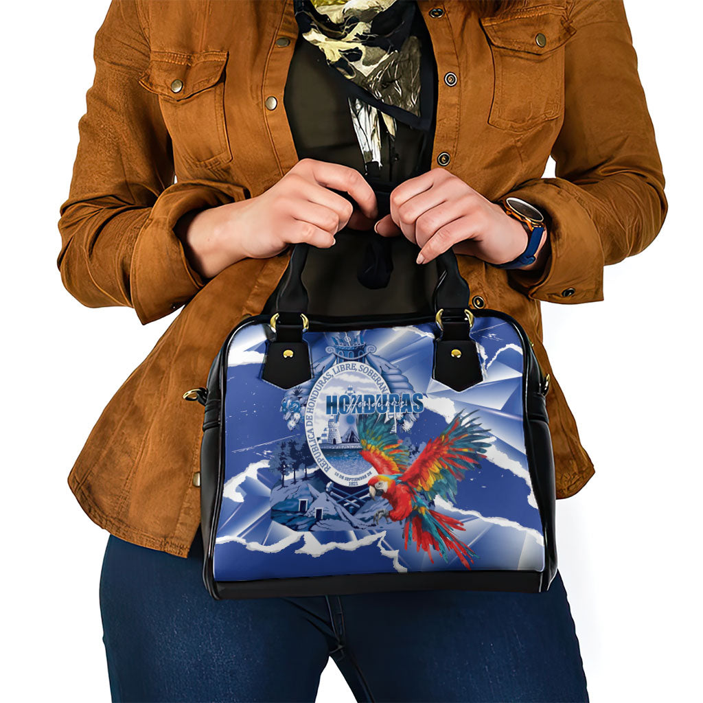 Honduras Scarlet Macaw Shoulder Handbag Happy Independence Day