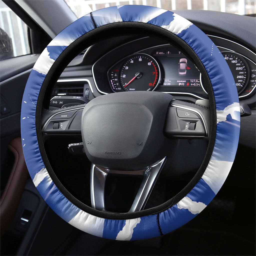 Honduras Scarlet Macaw Steering Wheel Cover Happy Independence Day