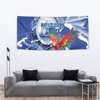 Honduras Scarlet Macaw Tapestry Happy Independence Day