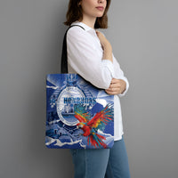 Honduras Scarlet Macaw Tote Bag Happy Independence Day