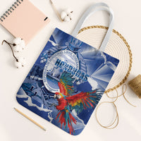 Honduras Scarlet Macaw Tote Bag Happy Independence Day