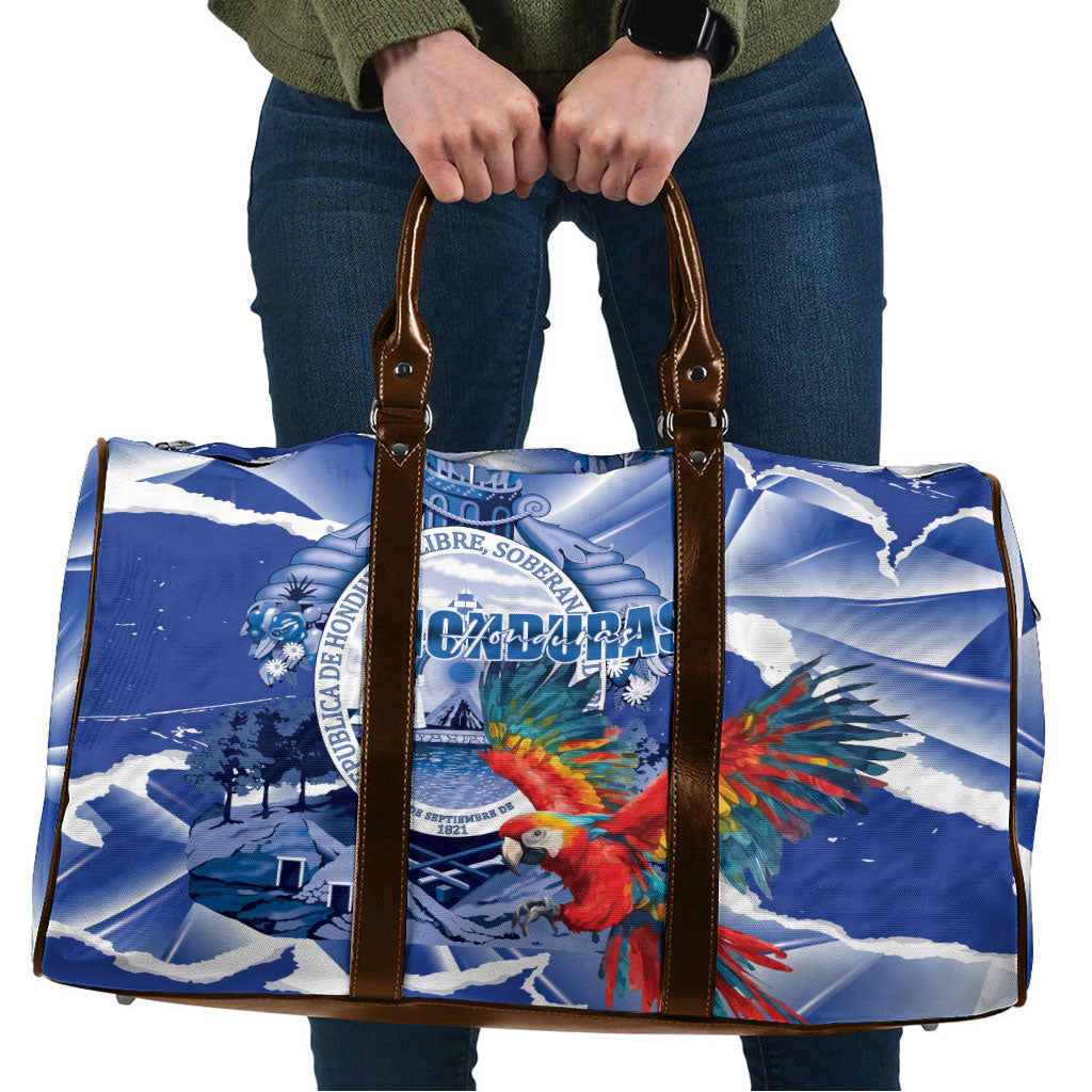 Honduras Scarlet Macaw Travel Bag Happy Independence Day