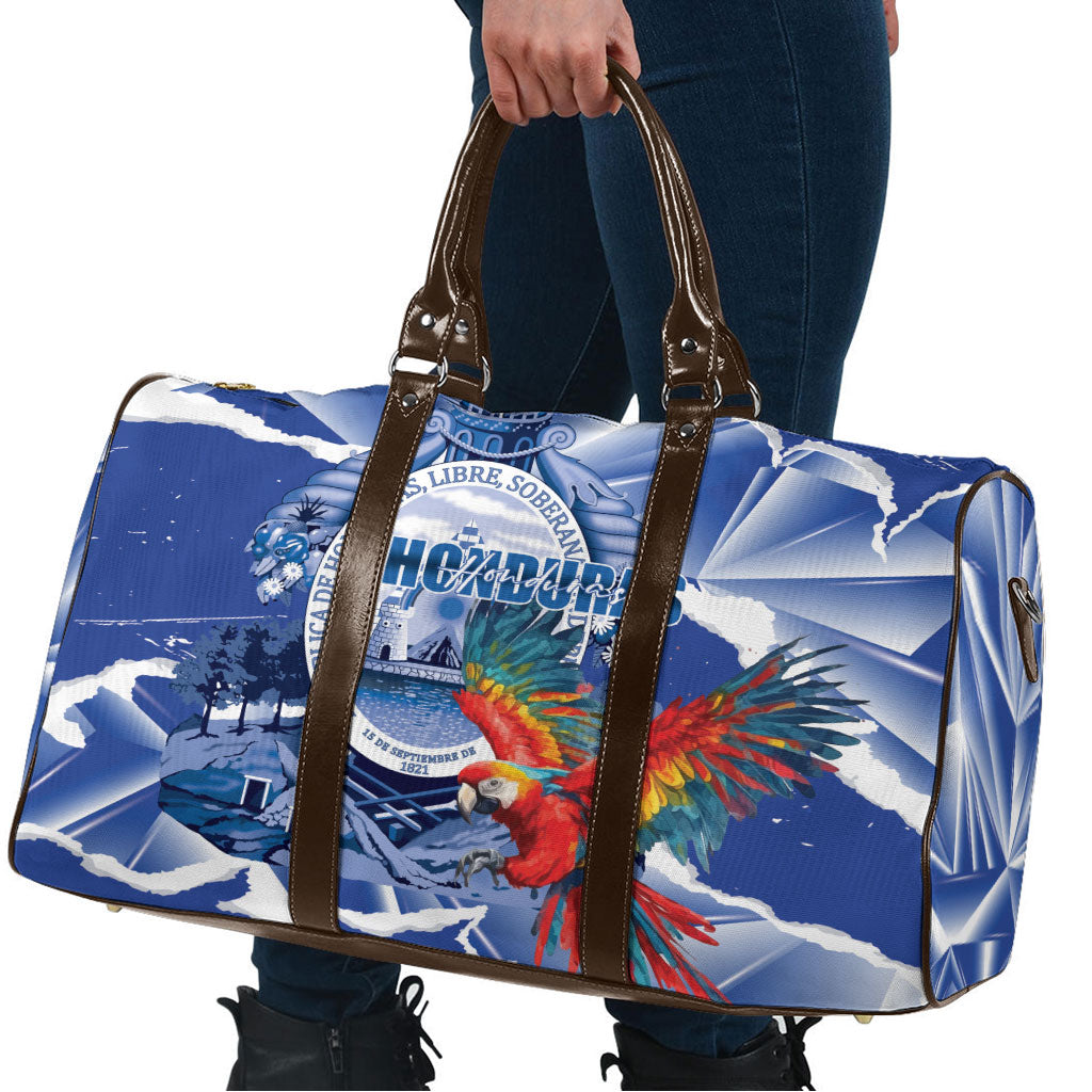 Honduras Scarlet Macaw Travel Bag Happy Independence Day