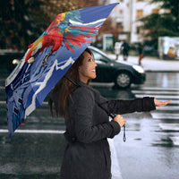 Honduras Scarlet Macaw Umbrella Happy Independence Day