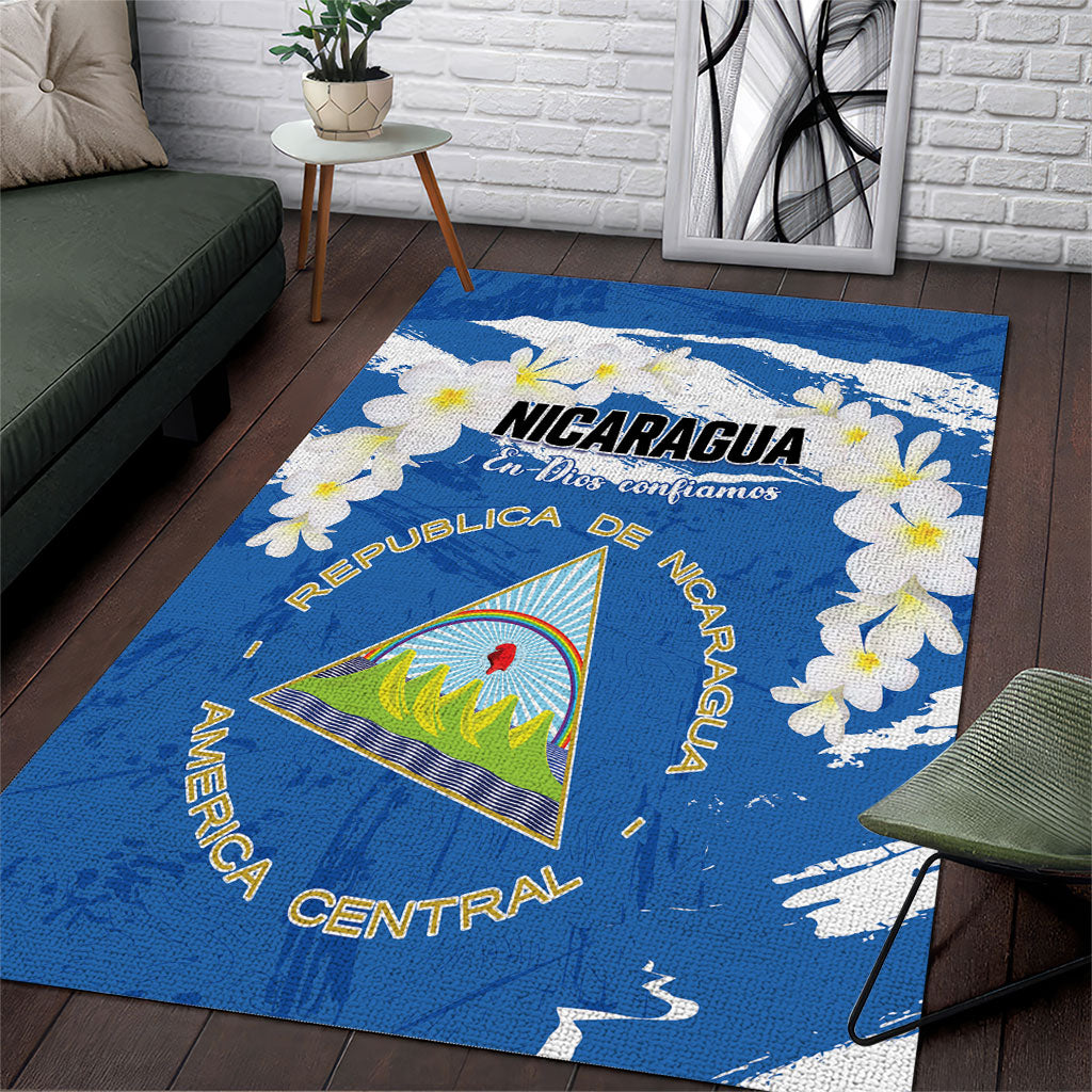 Nicaragua Sacuanjoche Area Rug Happy Independence Day