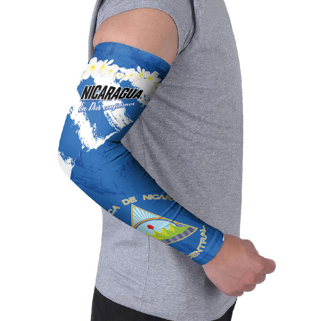 Personalized Nicaragua Sacuanjoche Arm Sleeves Happy Independence Day