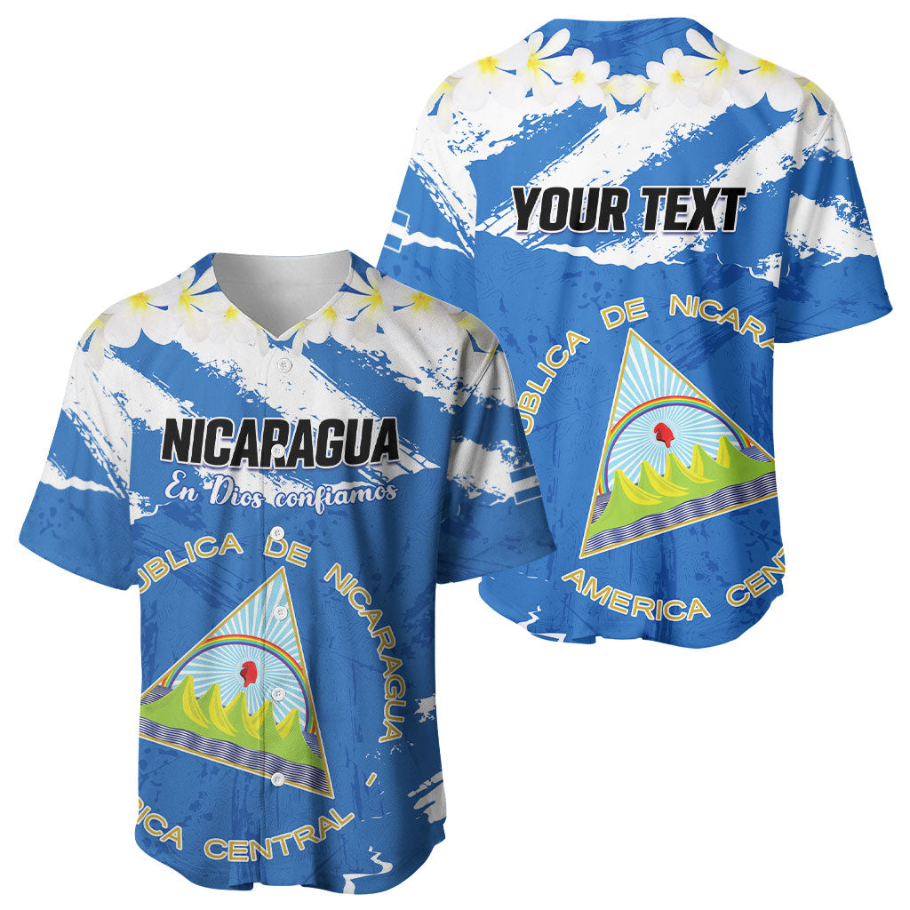 Personalized Nicaragua Sacuanjoche Baseball Jersey Happy Independence Day