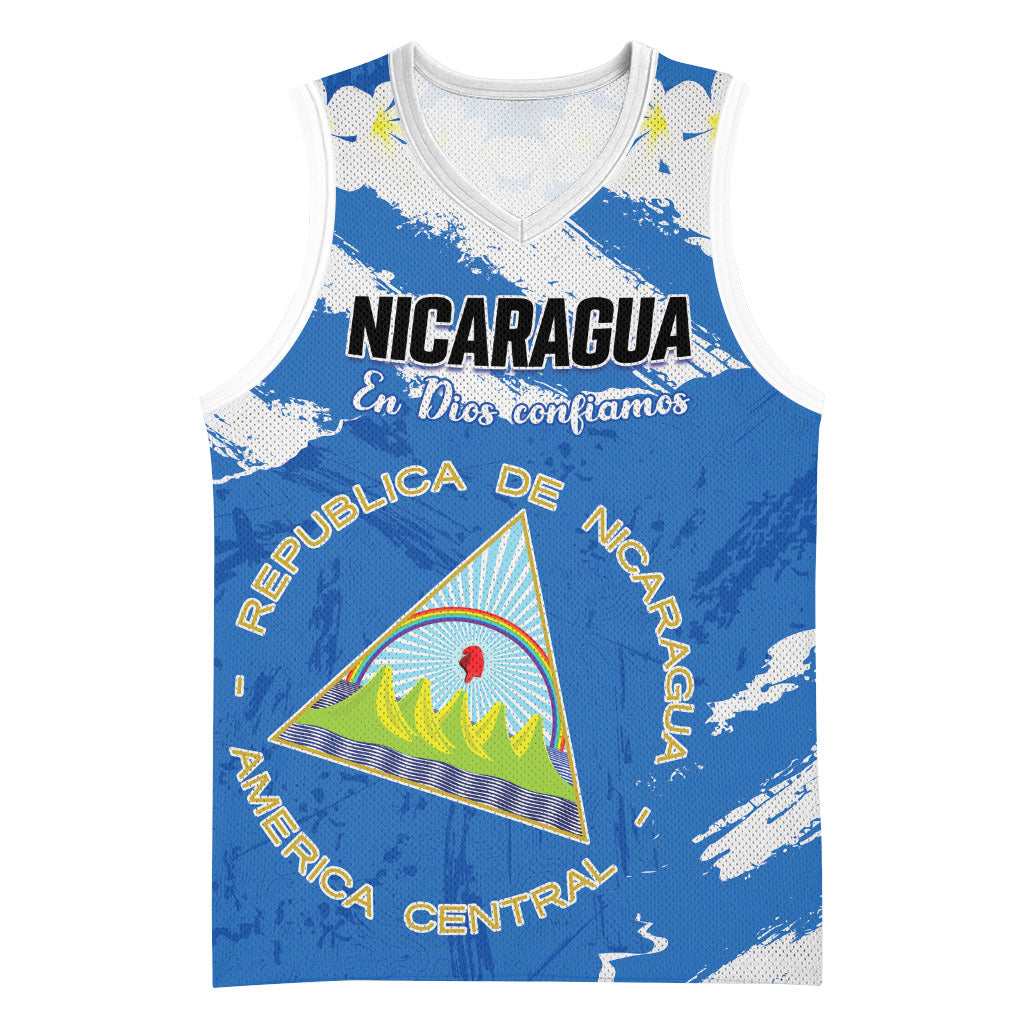 Personalized Nicaragua Sacuanjoche Basketball Jersey Happy Independence Day
