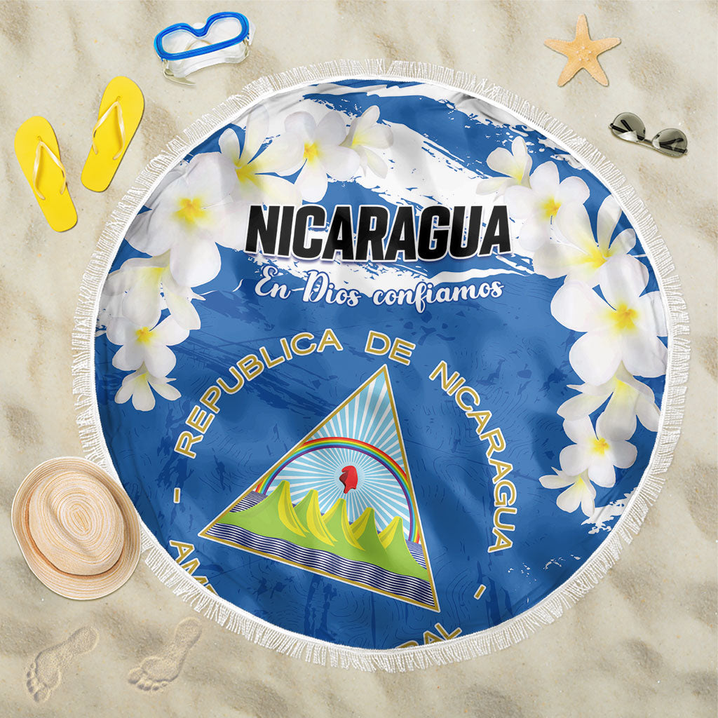 Nicaragua Sacuanjoche Beach Blanket Happy Independence Day