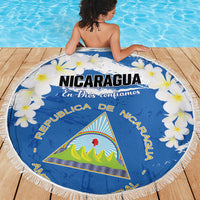Nicaragua Sacuanjoche Beach Blanket Happy Independence Day