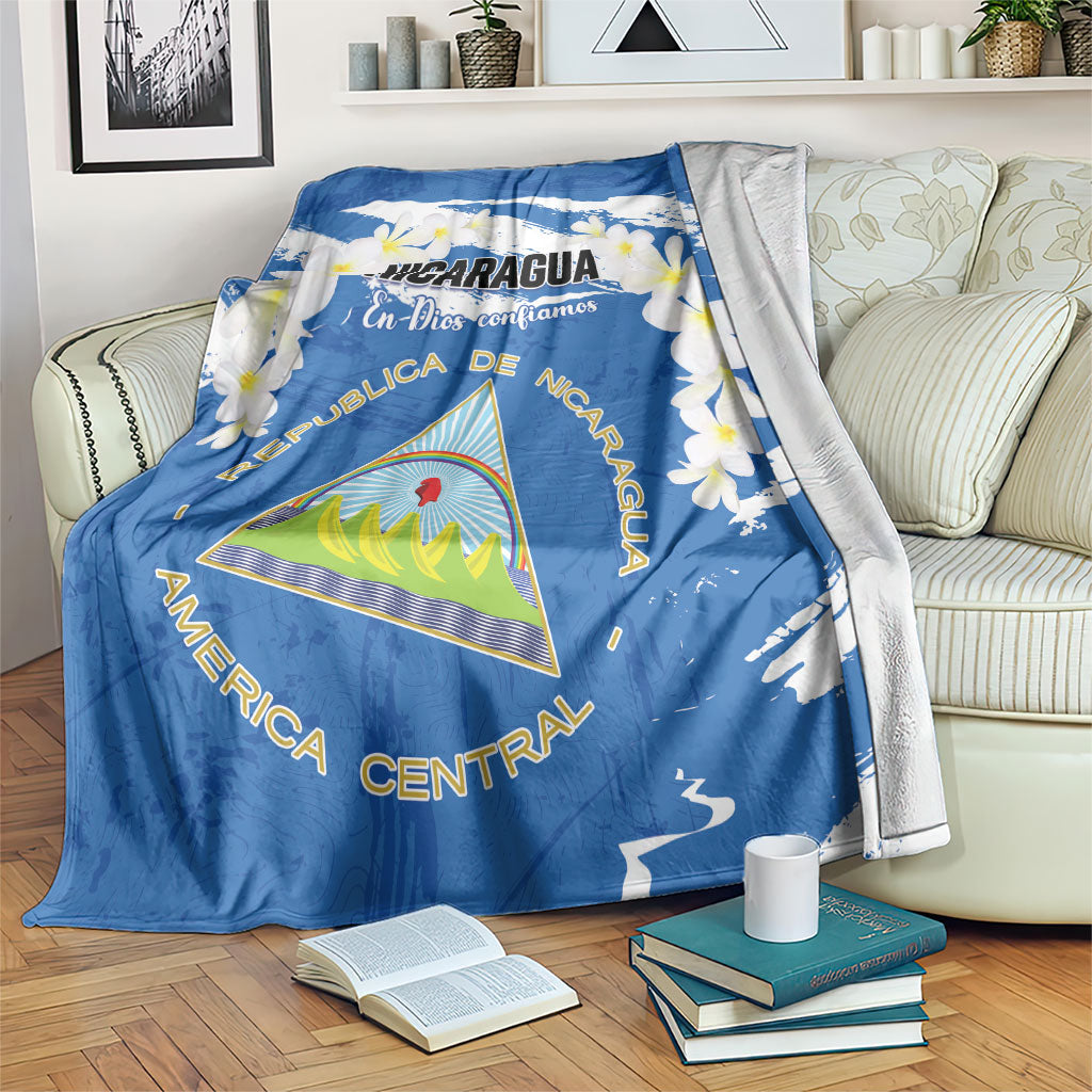 Nicaragua Sacuanjoche Blanket Happy Independence Day