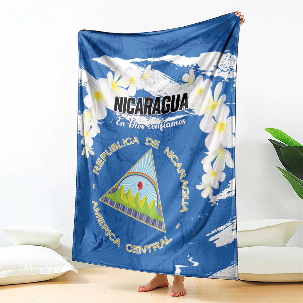 Nicaragua Sacuanjoche Blanket Happy Independence Day